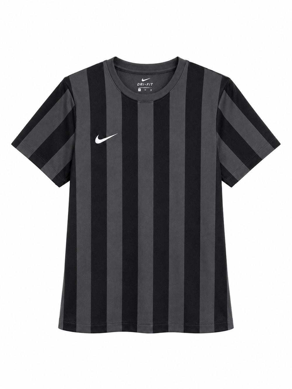 Nike Black & Charcoal Vertical Stripe Short Sleeve Tee